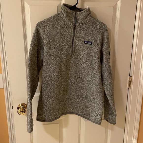 Like New Patagonia Women's Better Sweater® 1/4-Zip Fleece - Birch white - Picture 2 of 3